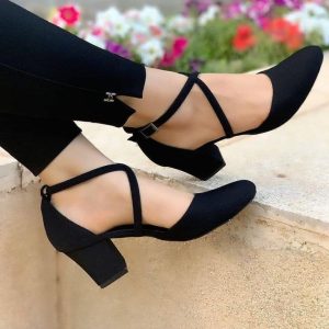 کفش پاشنه بلند مدل افروز بندی کد T3232