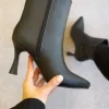 نیم بوت پاشنه دار زنانه